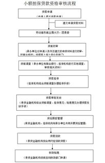 小额担保贷款资格审核流程图